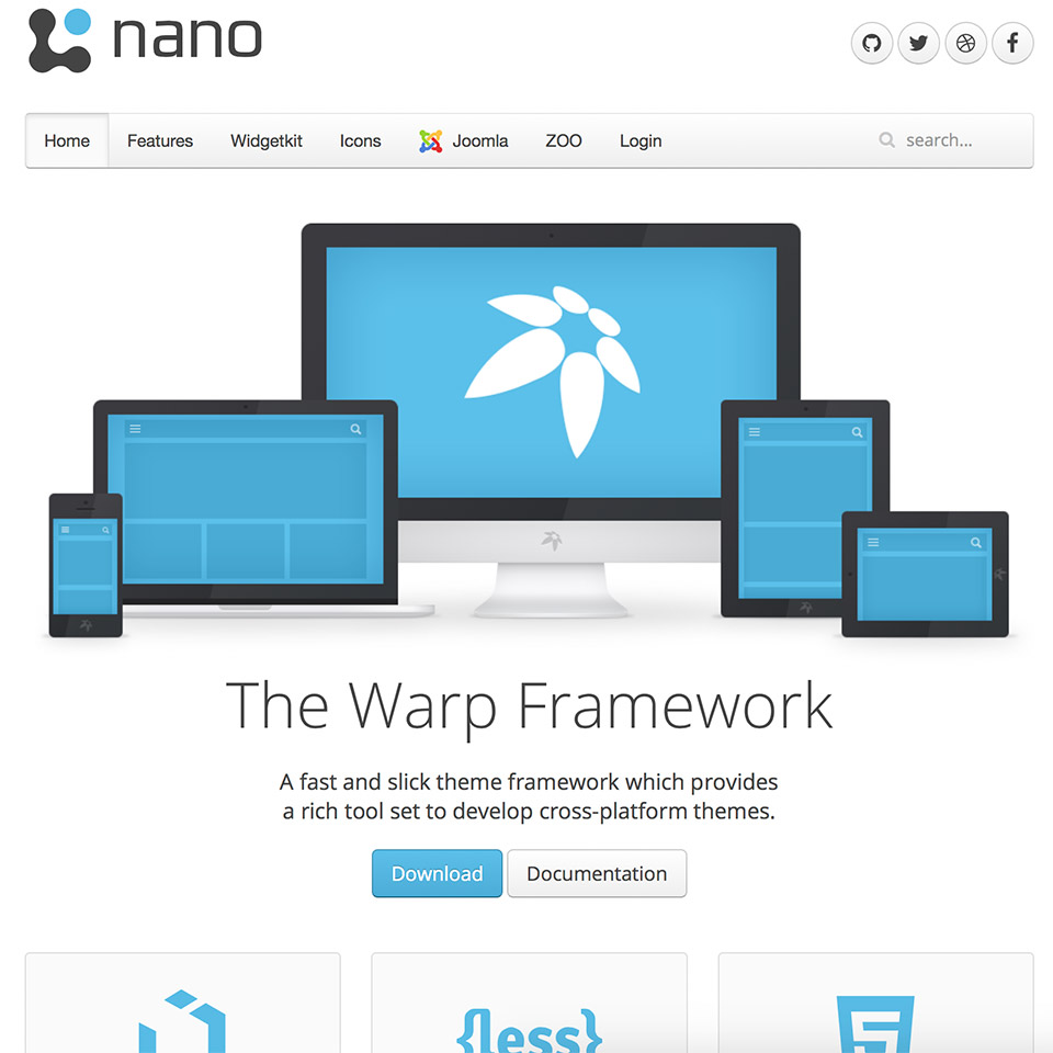 Beste gratis Joomla template