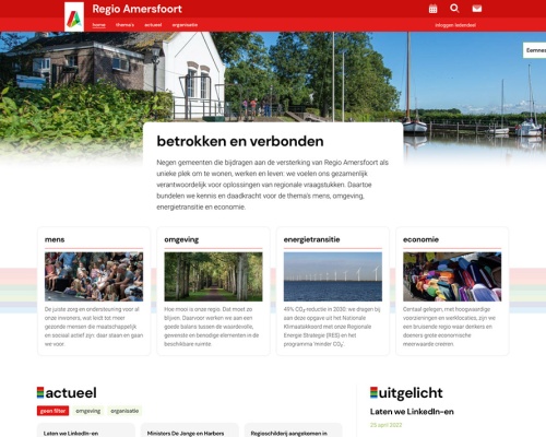 Bureau Regio Amersfoort Joomla webdesign
