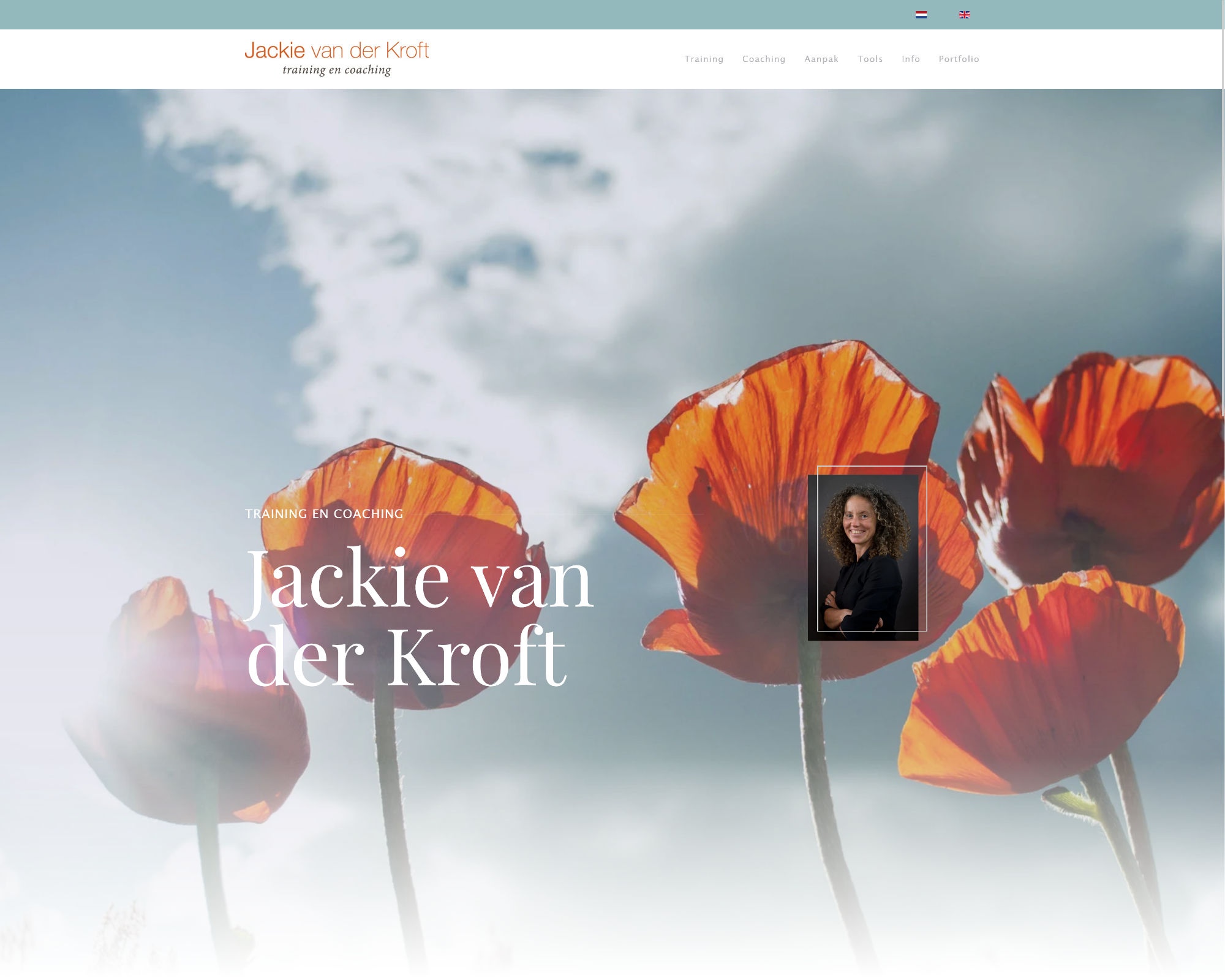 Jackie van der Kroft webdesign